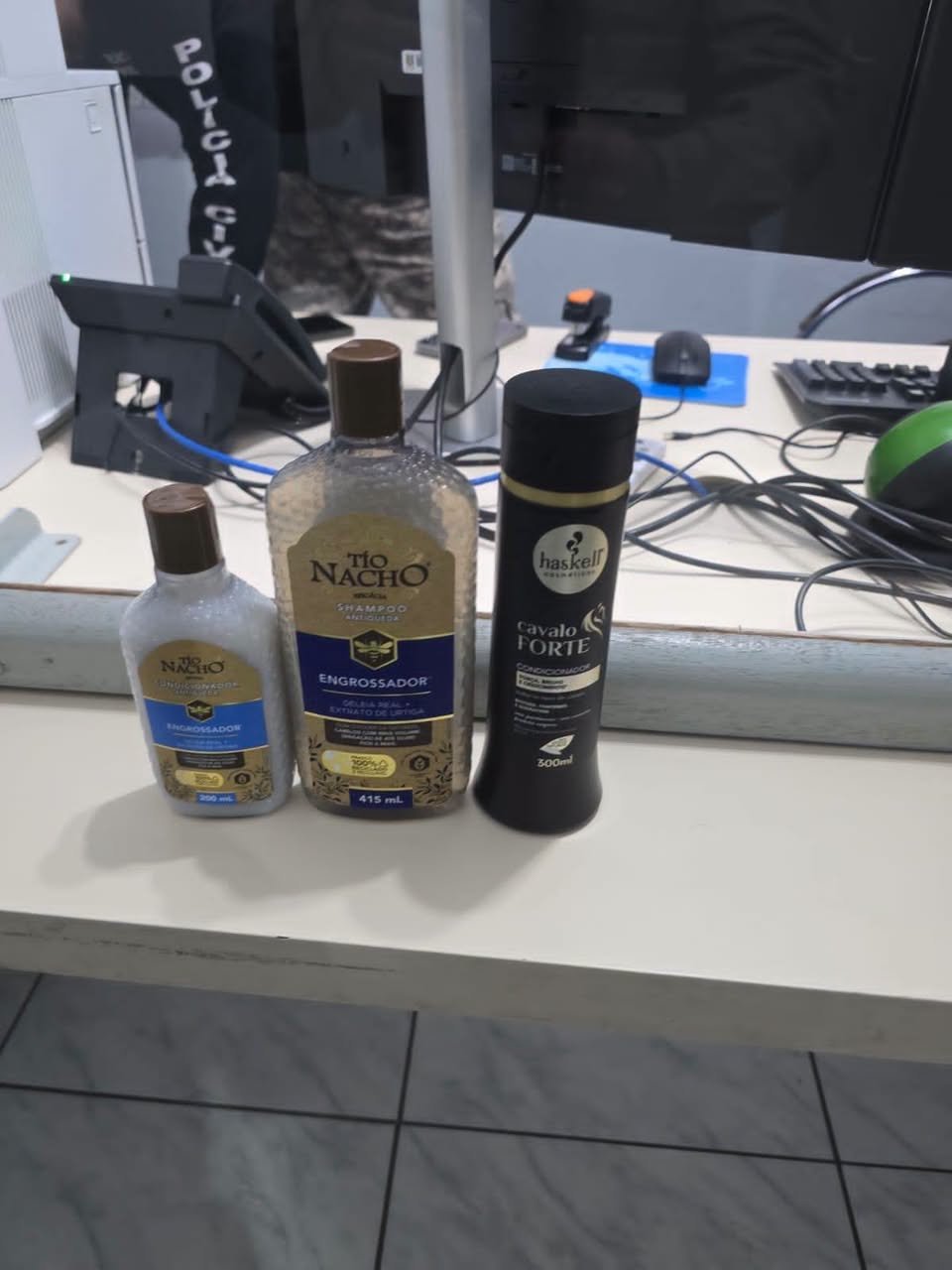 Produtos recuperados pela Brigada Militar