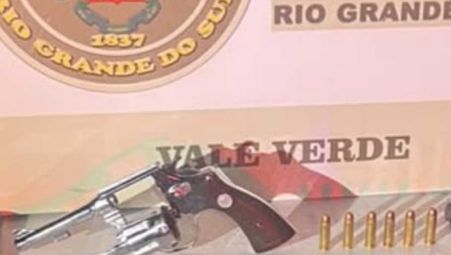 Brigada Militar prende homem por porte ilegal de arma de fogo em Vale Verde
